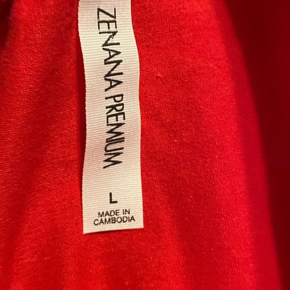 Zenana premium red pencil skirt - Picture 4 of 5